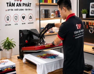 Tầm quan trọng của máy ép nhiệt trong công nghiệp ngành may 